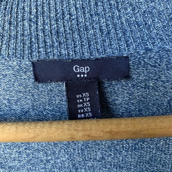 COPY - XS, Gap, long blue open front cardigan - Picture 7 of 11